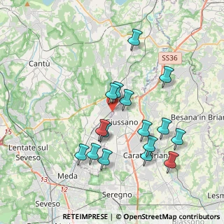 Mappa Via Vincenzo Monti, 22060 Carugo CO, Italia (3.66688)
