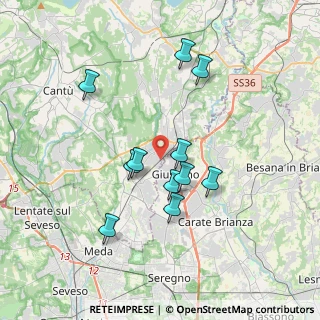 Mappa Carugo-giussano, 22060 Carugo CO, Italia (3.24182)