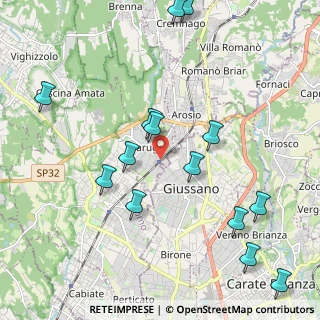 Mappa Carugo-giussano, 22060 Carugo CO, Italia (2.38643)