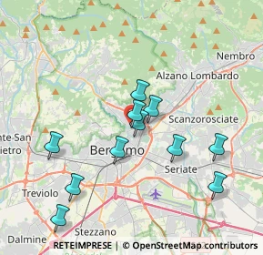 Mappa Via Fratelli Rosselli, 24124 Bergamo BG, Italia (3.51091)