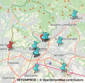 Mappa Via Fratelli Rosselli, 24124 Bergamo BG, Italia (3.4625)