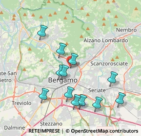 Mappa Via Fratelli Rosselli, 24124 Bergamo BG, Italia (3.75667)