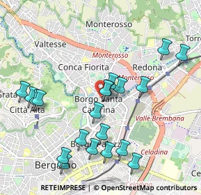 Mappa Via Fratelli Rosselli, 24124 Bergamo BG, Italia (1.058)