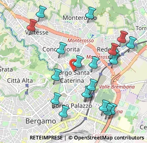 Mappa Via Fratelli Rosselli, 24124 Bergamo BG, Italia (1.066)