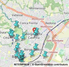 Mappa Via Fratelli Rosselli, 24124 Bergamo BG, Italia (1.3155)