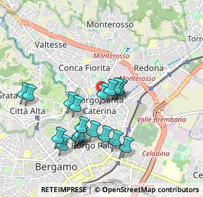 Mappa Via Fratelli Rosselli, 24124 Bergamo BG, Italia (0.8615)