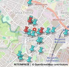 Mappa Via Fratelli Rosselli, 24124 Bergamo BG, Italia (0.444)