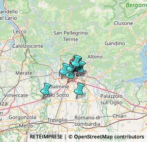 Mappa Via Fratelli Rosselli, 24124 Bergamo BG, Italia (4.72)