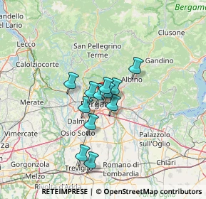 Mappa Piazzale Ponziano Loverini, 24124 Bergamo BG, Italia (8.64333)