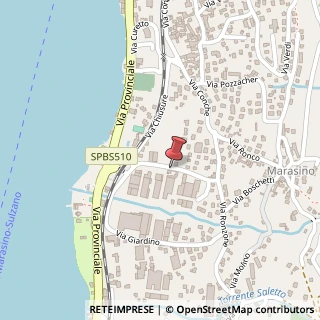 Mappa Via Chiusure, 18, 25057 Sale Marasino, Brescia (Lombardia)