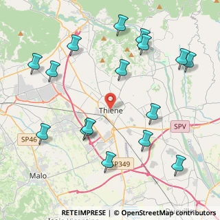 Mappa Di fronte OTTICA, 36016 Thiene VI, Italia (4.97438)