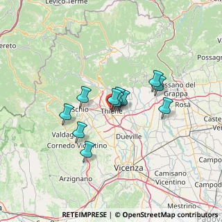 Mappa Vicolo Monte Cimone, 36016 Thiene VI, Italia (9.68)