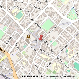 Mappa Corso Giuseppe Garibaldi, 58, 36016 Thiene, Vicenza (Veneto)
