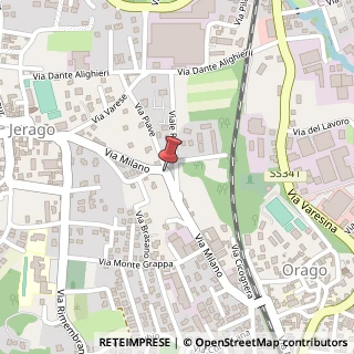 Mappa Via Milano, 10, 21040 Jerago con Orago, Varese (Lombardia)
