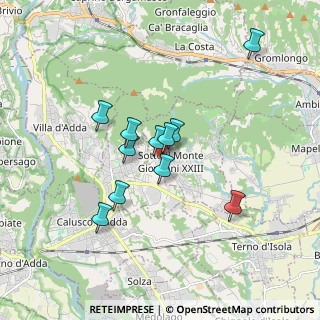 Mappa Via Don Carlo Valtellina, 24039 Sotto il Monte Giovanni XXIII BG, Italia (1.42545)