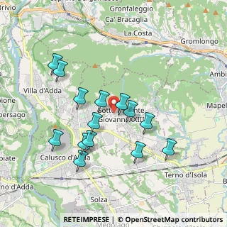Mappa Via Don Carlo Valtellina, 24039 Sotto il Monte Giovanni XXIII BG, Italia (1.74286)
