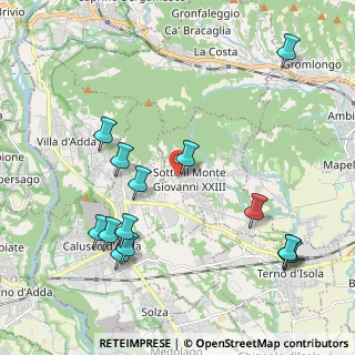Mappa Via Don Carlo Valtellina, 24039 Sotto il Monte Giovanni XXIII BG, Italia (2.38286)