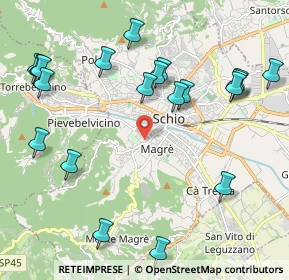 Mappa Via Barona, 36015 Schio VI, Italia (2.444)