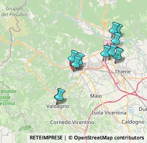 Mappa Via Barona, 36015 Schio VI, Italia (6.74583)