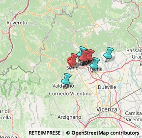 Mappa Contrà Barona, 36015 Schio VI, Italia (6.3125)