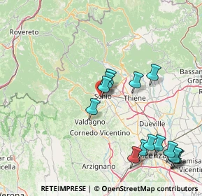 Mappa Via Barona, 36015 Schio VI, Italia (17.91214)