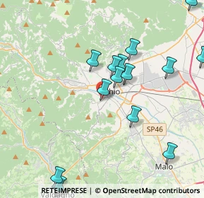 Mappa Via Barona, 36015 Schio VI, Italia (4.72067)