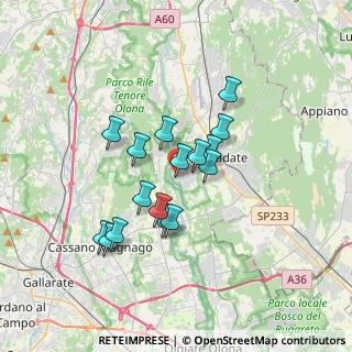Mappa Via IV Novembre, 21050 Lonate Ceppino VA, Italia (2.77)