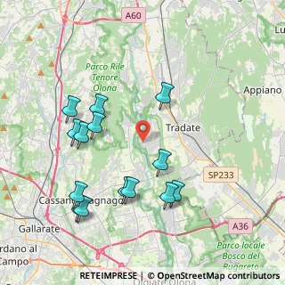Mappa Via IV Novembre, 21050 Lonate Ceppino VA, Italia (4.15)