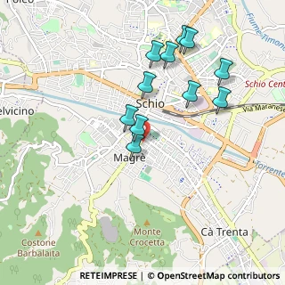 Mappa Via Marostica, 36015 Schio VI, Italia (0.90182)