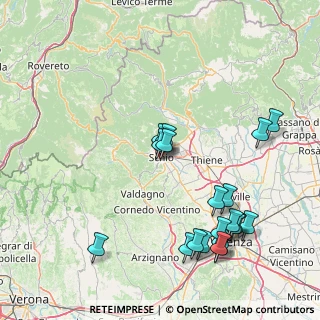 Mappa Via Marostica, 36015 Schio VI, Italia (18.318)
