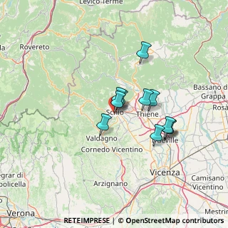 Mappa Via Marostica, 36015 Schio VI, Italia (10.22545)