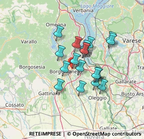 Mappa Piazza Libertà, 28013 Gattico NO, Italia (10.04389)