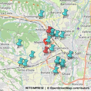 Mappa Via Giovanni Pascoli, 24030 Mapello BG, Italia (1.9305)