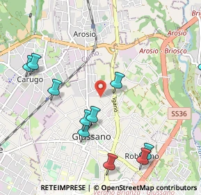 Mappa Via Sant'Agostino, 20833 Giussano MB, Italia (1.18182)