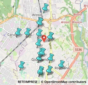 Mappa Via Sant'Agostino, 20833 Giussano MB, Italia (0.9515)