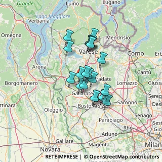 Mappa Via Caravaggio, 21040 Jerago Con Orago VA, Italia (9.763)