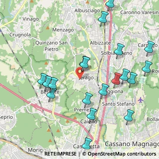 Mappa Via Caravaggio, 21040 Jerago Con Orago VA, Italia (2.367)