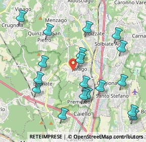 Mappa Via Caravaggio, 21040 Jerago Con Orago VA, Italia (2.24778)