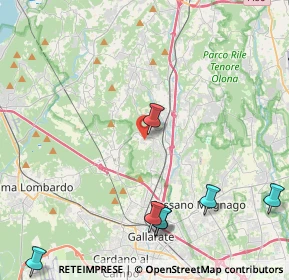 Mappa Via Caravaggio, 21040 Jerago Con Orago VA, Italia (6.57545)