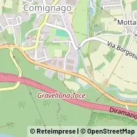 Hartă Comignago