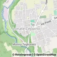 Hartă Lonate Ceppino