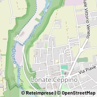 Mapa Lonate Ceppino