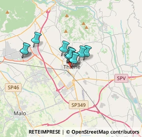 Mappa Via Alcide De Gasperi, 36016 Thiene VI, Italia (2.01364)