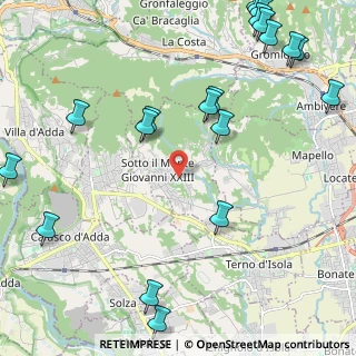 Mappa Via Gaetano Donizetti, 24039 Sotto il Monte Giovanni XXIII BG, Italia (3.0405)
