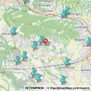 Mappa Via Gaetano Donizetti, 24039 Sotto il Monte Giovanni XXIII BG, Italia (3.00462)