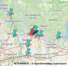 Mappa Via Alberico da Rosciate, 24124 Bergamo BG, Italia (10.34333)