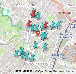 Mappa Via Alberico da Rosciate, 24124 Bergamo BG, Italia (0.421)