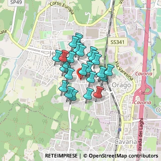 Mappa Via Arturo Toscanini, 21040 Jerago Con Orago VA, Italia (0.26)