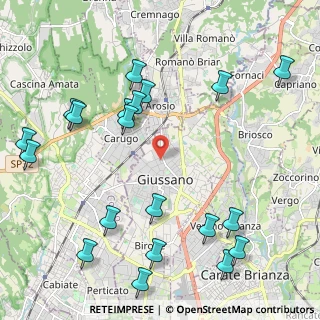 Mappa Via Isonzo, 20833 Giussano MB, Italia (2.623)