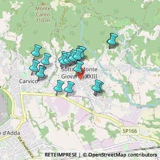 Mappa Via Gerole, 24039 Sotto il Monte Giovanni XXIII BG, Italia (0.7415)